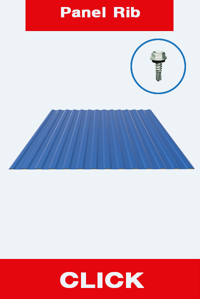 ผนังเหล็กรีดลอน Panel Ribสันลอนสูง 4 มม.ความกว้าง 720 มม  และ 870 มม.เหมาะสำหรับติดตั้งผนังและฝ้าเพดาน